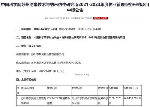 蘇州東吳物業(yè)雙喜臨門 成功中標納米所項目并拓展金融服務外包新賽道
